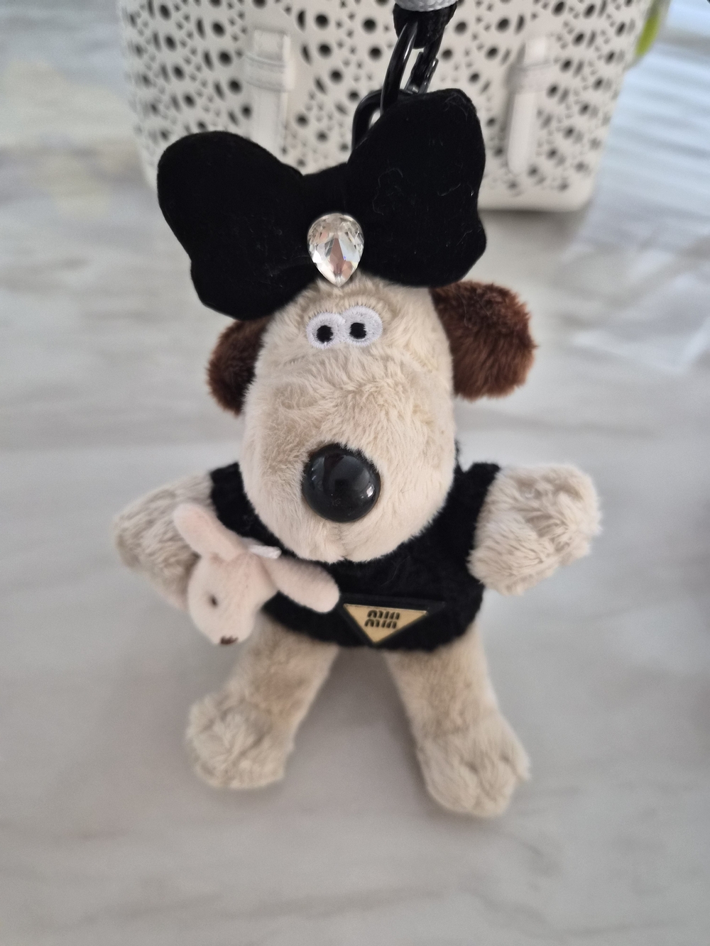 Plush Puppy Gromit Bag Charm